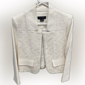 Marciano Cream Textured Blazer